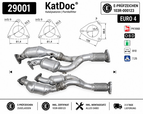 Catalizzatore porsche - catalizzatore,